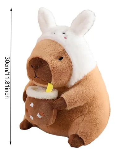 Lj 30cm Lindo Y Suave Muñeco Capibara Peluche Grande,regalo