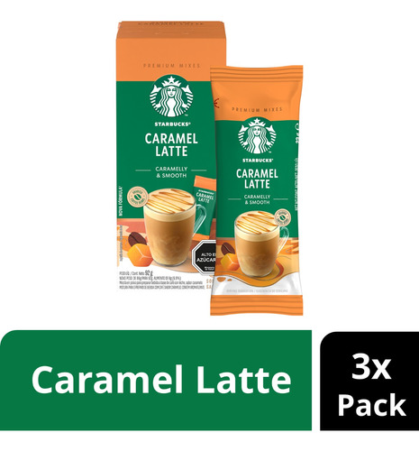 Café Starbucks® Caramel Latte X3 Cajas