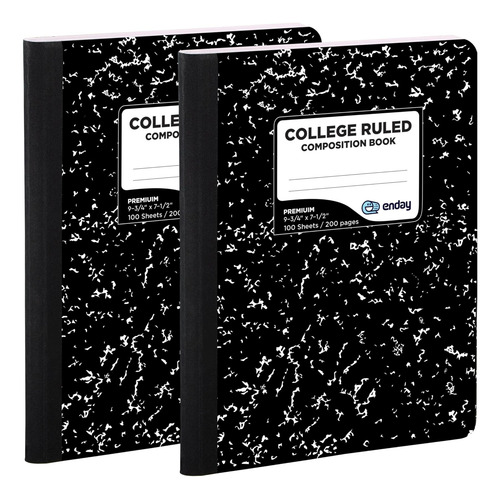 Notebooks De Composición De Enday College Regled Paper, De Y