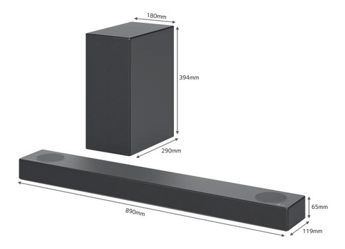 Imagen 5 de 9 de Barra De Sonido Inteligente LG S75q 3.1.2 Ch