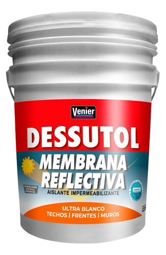 Dessutol Reflectiva Atérmica Muros Techos Venier Blanca 20kg