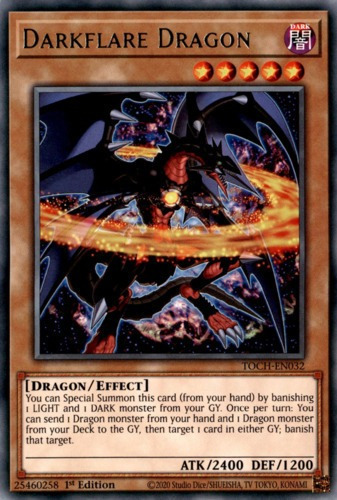 Darkflare Dragon - Sddc Yugioh