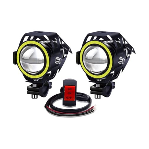 Luces Delanteras Auxiliares De Motocicleta Led De 12v 2...