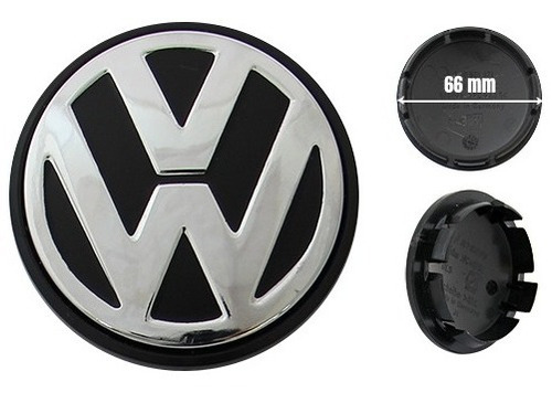 Tapon Centro De Rin Volkswagen 66mm 4 Piezas