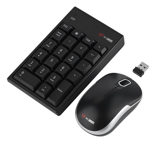 Kit Raton Teclado Numerico Inalambrico Z 22 Usb Juego Optico