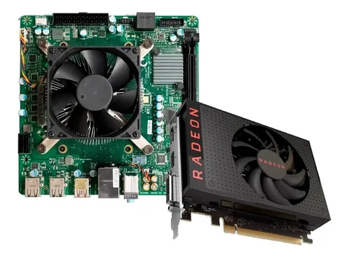 Pc Gamer Ryzen 7 + Rx550 + 16gb + Gabinete Mini H100 Megaso