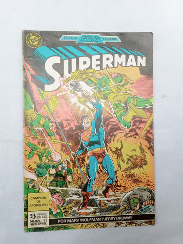 Historieta Comic Antiguo * Superman * No 11 Zinco Deca 90 (Usado)