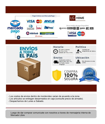 Imagen 10 de 10 de Armario Auxiliar Con Mesa Barra Plegable Desayunador LG