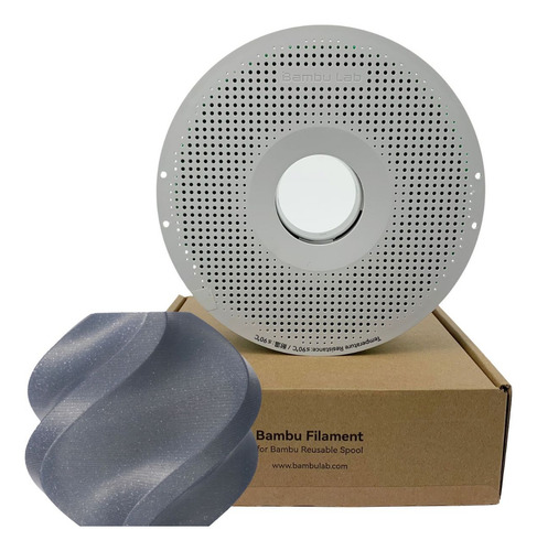 Filamento 3d Bambu Lab Pla Sparkle 1kg Carretel Cores Cor Cinza Ardósia