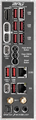 Placa Base Para Juegos Msi Mpg X870e Carbon Wifi (amd Ryz...