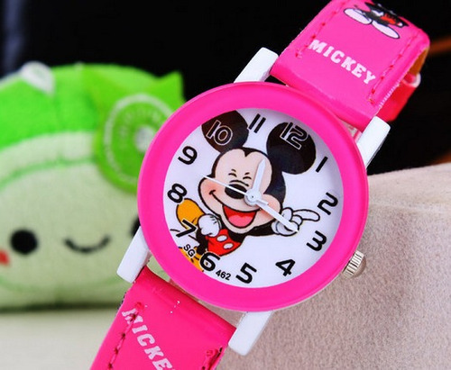 Reloj Pulsera Mickey Niño Niña Bebe Lindo Hermosos