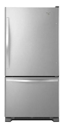 Refrigerador auto defrost Whirlpool Bottom Freezer WRB322DMB stainless steel con freezer 625L 120V