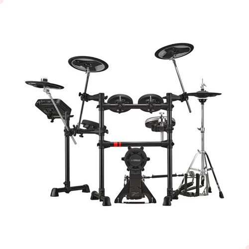 Bateria Eletrônica Dtp63-x + Dmr6 Yamaha Cor Preto
