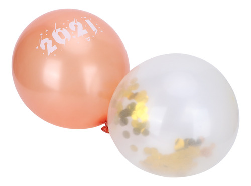 Set De Globos Con Lentejuelas Y Confeti, Látex, Fiesta De Añ