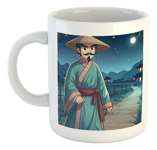 Taza Ceramica Chino De Tunica Caminata China