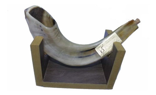 Imagem 10 de 10 de Shofar Chifre De Carneiro De Tocar Ou Ungir/unção + Suporte - Original De Israel