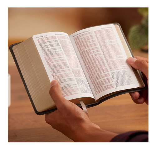 Imagen 9 de 10 de Biblia En Inglés King James Version Tamaño Compacto Mostaza