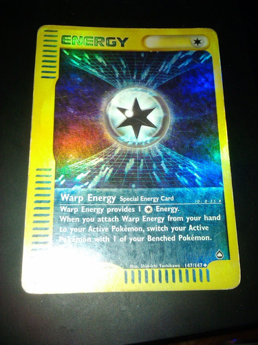 Warp Energy - Aquapolis (aq) Carta Pokemon Brillante