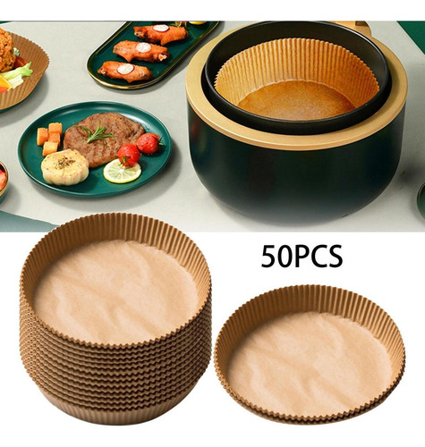 Forros De Papel De Pergaminho De Fritadeira De Ar Marrom