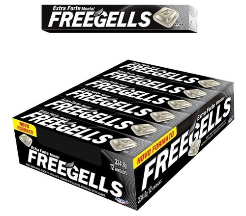  Caja 12 Unidades Caramelo Freegells Variedad De Sabores