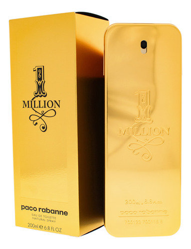 Aerosol Edt 1 Million De Paco Rabanne Para Hombre, 204 Ml