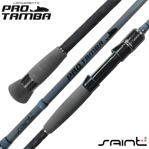 Vara Para Molinete Saint Plus Pro Tamba Cinza 2,40m 25-50lbs