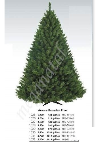 Árvore De Natal Bavarian Pine Côr Verde 2,10m 878 Galhos | Frete grátis Árvore De Natal Bavarian Pine Côr Verde 2,10m 878 Galhos | Frete grátis