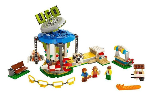 Lego | Carrusel De La Feria | 3 En 1 | 31095 | 595 Piezas