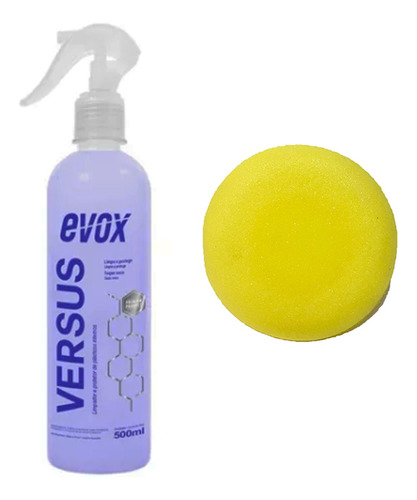 Versus Fast Limpa E Protege Plástico 500ml + Aplicador Evox