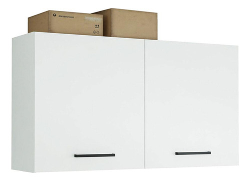 Gabinete Superior Almacenamiento Garaje Madesa 120cm Color Blanco