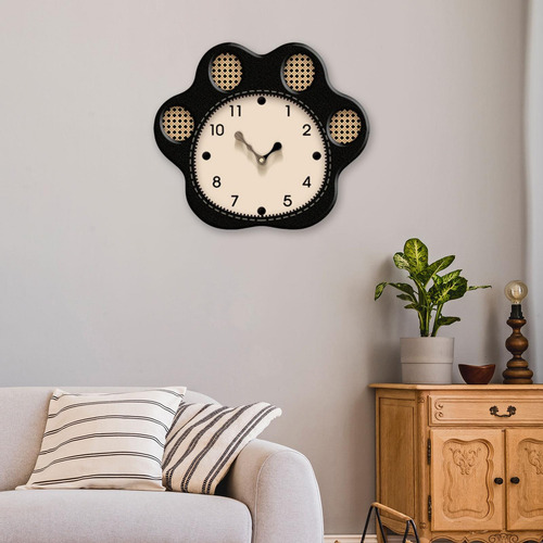 Reloj De Pared Colgante, Decoración Del Hogar, Adorno Negro