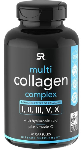 Complejo De Colágeno Múltiple Sports Research 90 Capsulas