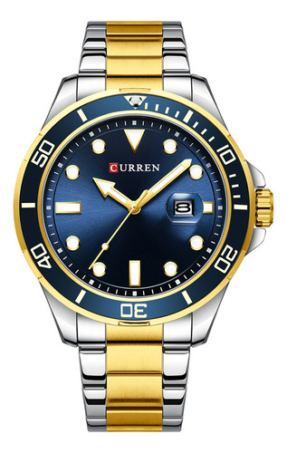 Curren Hombres Reloj De Cuarzo Clásico Masculino Moda Reloj