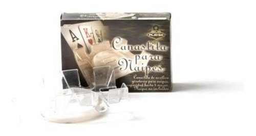 Canastita Giratoria Para Naipes Canasta Cartas Bridge Baraja