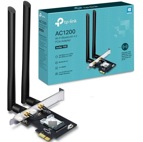 Receptor Wifi Tp Link Ac1200 Archer T5e Fibra Óptica