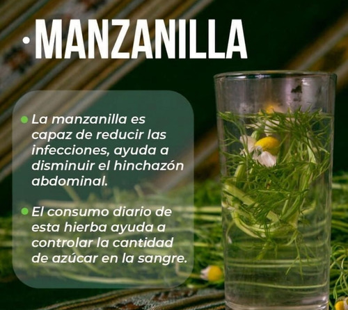 Te Manzanilla Calidad Premium Gastritis 120 Gs