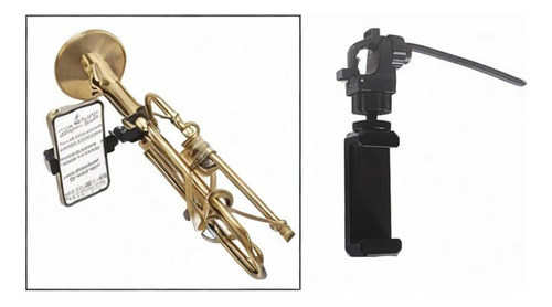 Teléfono De Trompeta Lyre Monta Segura Soporte De Teléfono
