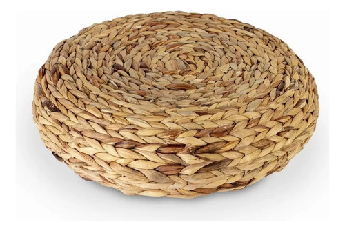 Puff Yute Rattan De Hierro Grande Reforzado 16cm