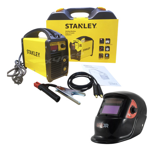 Soldadora Stanley Sirio 170 Inverter 160a Italiana + Mascara