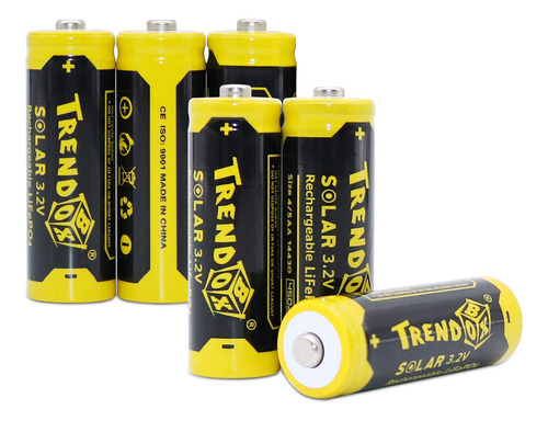 Trendbox 14430 3.2v 450mah Bateria Lifepo4 Baterias Solares