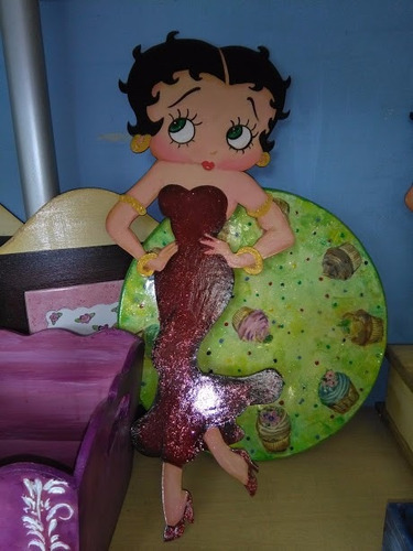 Betty Boop Pintada Fibrofacil Souvenir