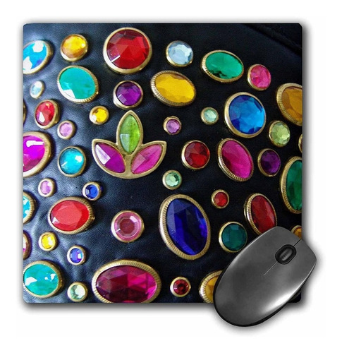 3drose Llc 8 x 8 x 0.25 inches Mouse Pad, Joyas De La Cor