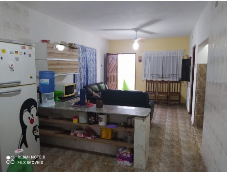 Imagem 7 de 14 de Casa Com Quintal 400 Metros Da Praia Com Suíte Itanhaém Sp