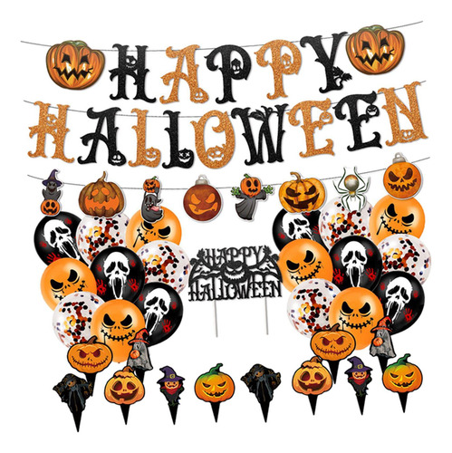 Juego De Decoraciones Para Fiestas De Halloween, Decoración
