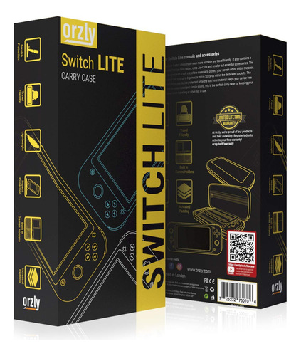 Funda De Transporte Orzly Para Nintendo Switch Lite Con Alma