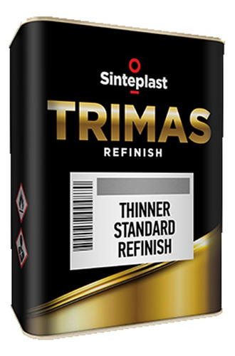 Thinner Standard Diluyente 18l Refinish Trimas Sinteplast Mm