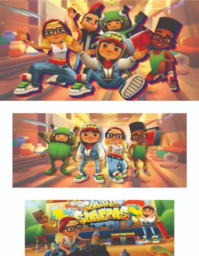 Painel 3D Subway Surfers Tecido Malha Sublimado Redondo - BemChique -  Painel de Festas - Magazine Luiza