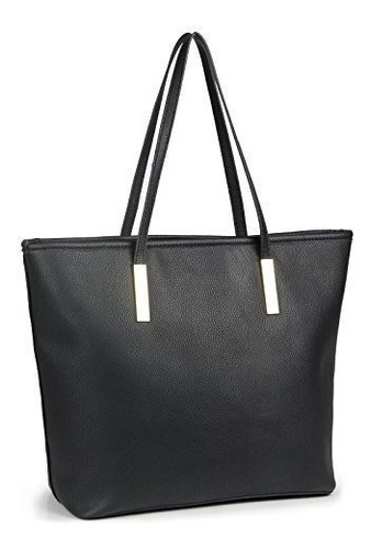 Color Simple Solido Pu Cuero Superior Asa Satchel Bolsos Par