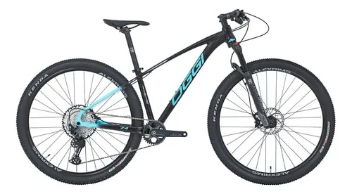 Bicicleta Oggi Big Wheel 7.4 Slx 12 Vel Preta azul Cor Preto Azul
