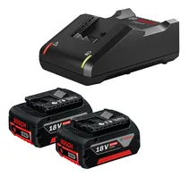 Comprar Kit De Baterías + Cargador Bosch Profes. 18v 4.0 Amperios